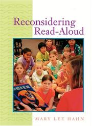 Cover of: Reconsidering read-aloud by Mary Lee Hahn