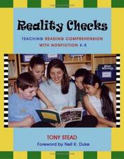 Cover of: Reality checks: teaching reading comprehension with nonfiction K-5