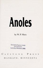 Cover of: Anoles (Mara, W. P. Exotic Lizards.) | Wil Mara