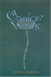 Cover of: Choice Words by Peter H. Johnston