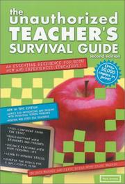 Cover of: The unauthorized teacher's survival guide