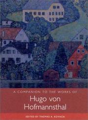 Cover of: A Companion to the Works of Hugo von Hofmannsthal (Studies in German Literature Linguistics and Culture)