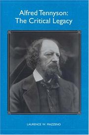 Cover of: Alfred Tennyson: the critical legacy
