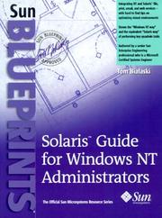 Cover of: Solaris guide for Windows NT administrators