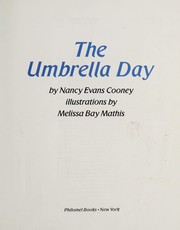 Cover of: The umbrella day by Nancy Evans Cooney