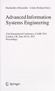 Cover of: Advanced Information Systems Engineering | Haralambos Mouratidis