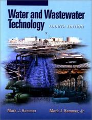 Cover of: Water and Wastewater Technology (4th Edition)