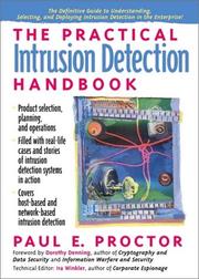 Cover of: Practical intrusion detection handbook by Paul E. Proctor