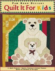 Cover of: Quilt it For Kids