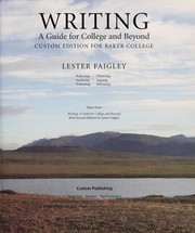 Cover of: Writing | Lester Faigley