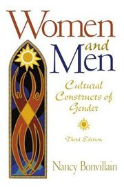 Cover of: Women and Men by Nancy Bonvillain