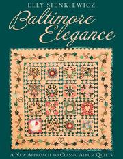 Cover of: Baltimore Elegance by Elly Sienkiewicz