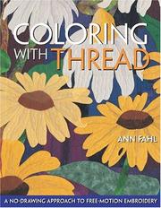 Cover of: Coloring With Thread by Ann Fahl