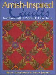 Cover of: Amish-inspired quilts by Becky Goldsmith