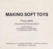 Cover of: Making soft toys