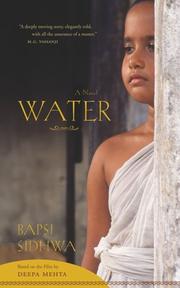 Cover of: Water: A Novel (Sidwha, Bapsi)