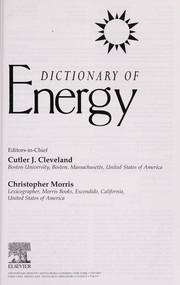 Cover of: Dictionary of energy