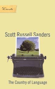 Cover of: The country of language by Scott R. Sanders
