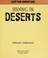 Cover of: Hiding in deserts