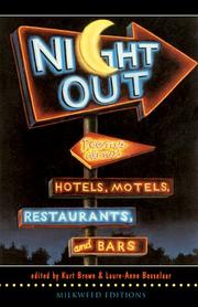 Cover of: Night out: poems about hotels, motels, restaurants, and bars