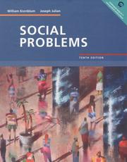 Cover of: Social problems by William Kornblum