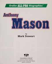 Cover of: Anthony Mason (Grolier All-Pro Biographies) | Mark Stewart