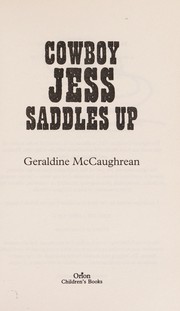 Cover of: Cowboy Jess saddles up