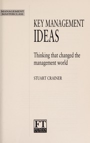 Cover of: Key Management Ideas by Stuart Crainer