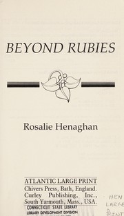 Cover of: Beyond rubies
