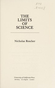 Cover of: The limits of science