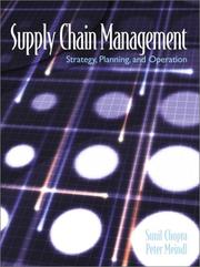 Cover of: Supply Chain Management | Sunil Chopra