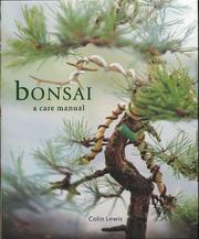 Cover of: Bonsai: a care manual