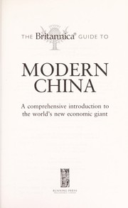 Cover of: The Britannica Guide to Modern China