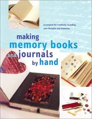 Cover of: Making Memory Books and Journals by Hand