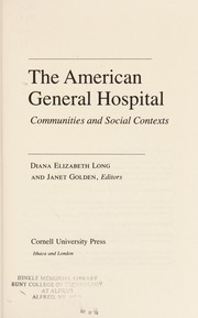 Cover of: The American general hospital | 