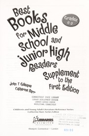 Cover of: Best books for middle school and junior high readers by John Thomas Gillespie