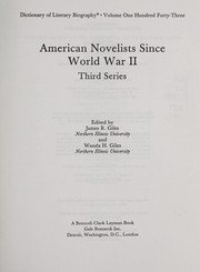 Cover of: American novelists since World War II. | 