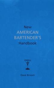 Cover of: New American Bartender's Handbook by Dave Broom