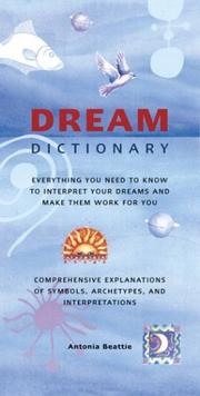 Cover of: Dream Dictionary by Antonia Beattie