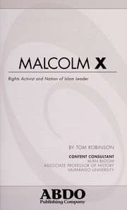 Cover of: Malcolm X | Tom Robinson