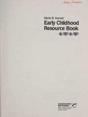 Cover of: Merle B. Karnes' Early Childhood Resource Book by Merle B. Karnes