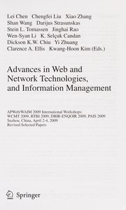 Cover of: Advances in Web and Network Technologies, and Information Management | Lei Chen