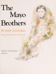 Cover of: The Mayo brothers. | Jane Goodsell