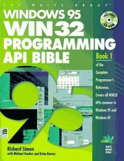 Cover of: Windows 95 WIN 32 programming API bible by Richard J. Simon