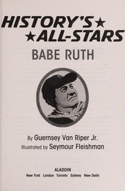 Cover of: Babe Ruth | Guernsey Van Riper