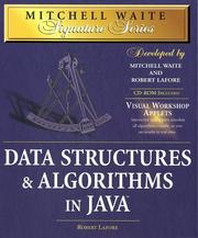 Cover of: Data structures & algorithms in Java by Mitchell Waite