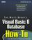 Cover of: The Waite Group's Visual Basic 6 database how-to