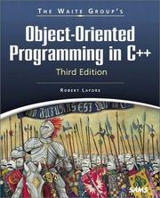 Cover of: The Waite Group's object-oriented programming in C++ by Robert Lafore
