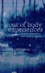 Cover of: Out of body experiences by Peterson, Robert
