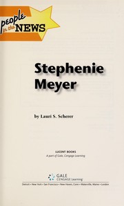 Cover of: Stephenie Meyer by Lauri S. Scherer